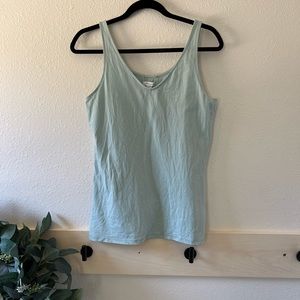 J.Jill mint green perfect reversible tank top M GUC